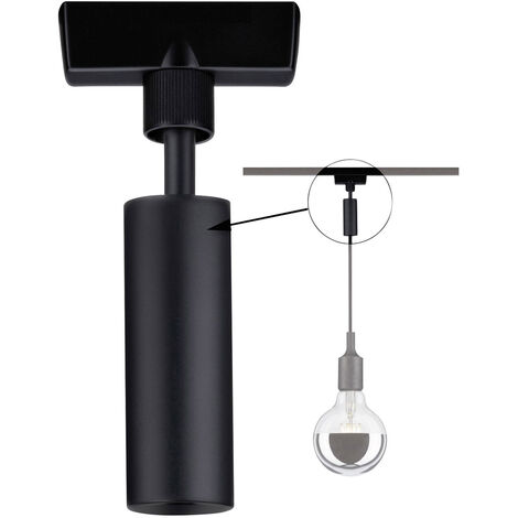 Paulmann  96914 Aufbausystem-Komponente  Pendeladapter  Schwarz (matt)