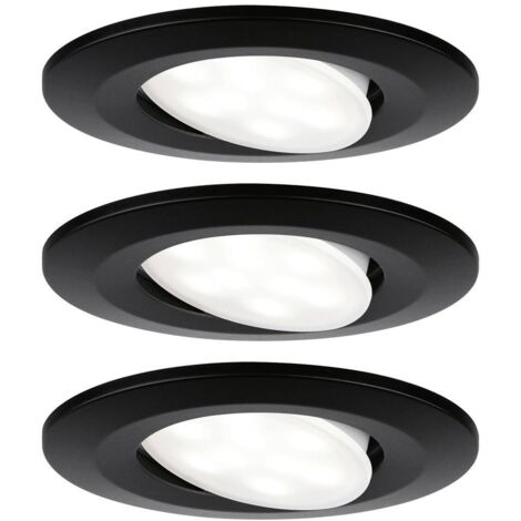 Paulmann 99991 Luminaire à LED encastrable LED LED intégrée 18 W noir (mat) Y458872