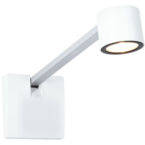 Paulmann Adelia lampe aluminium brossé LED blanc chaud