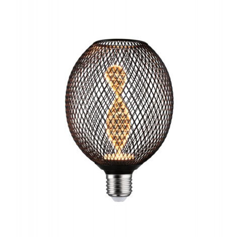 Paulmann Ampoule LED Metallic Glow Noir 3,5 W
