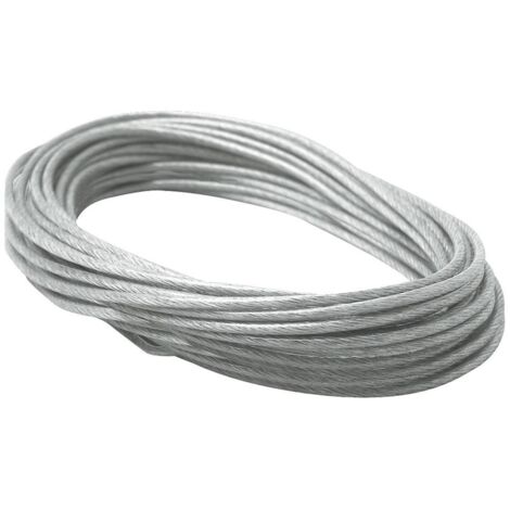 Paulmann – Câble de tension 4 mm² – Longueur 12 m – Cuivre étamé pour systèmes basse tension – Câble de traction de sécurité isolé