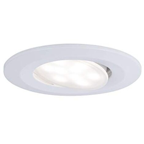PAULMANN - CALLA 99926 - FOCO LED EMPOTRAR REDONDO - 1 X 6 W - IP65 - BLANCO MATE - FOCO EMPOTRAR - PLÁSTICO - 4000 K