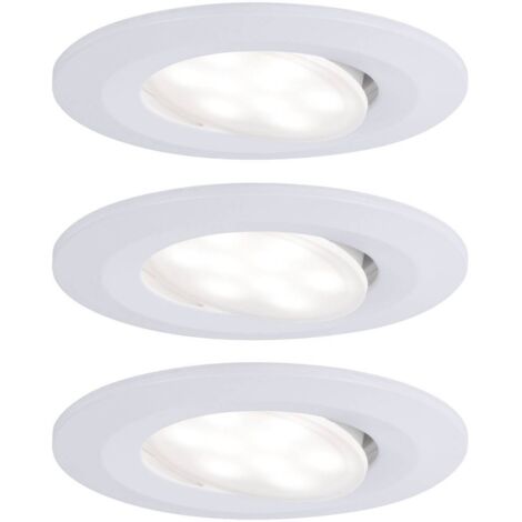 Paulmann Calla spot da incasso bianco dimmerabile 3 pezzi