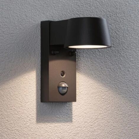 Paulmann Capea 2200K-3000K PIR 94714 Außenwandleuchte  LED  6 W Schwarz