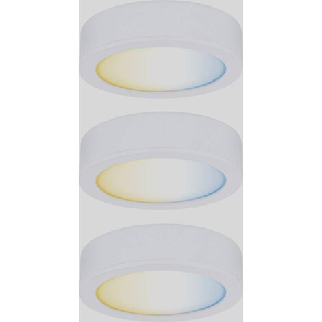 Paulmann CC Start Disc Lampada sottopensile Kit da 3 2.10 W Bianco caldo Bianco