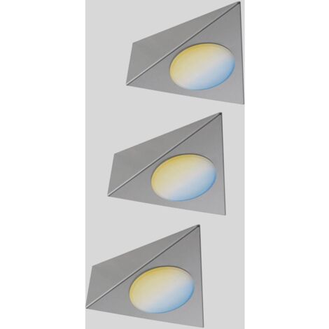 Paulmann CC Start Trigo Lampada sottopensile Kit da 3 2.10 W Bianco caldo Nickel