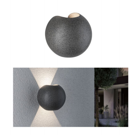 Paulmann Concrea Applique Murale LED Gris Extérieur