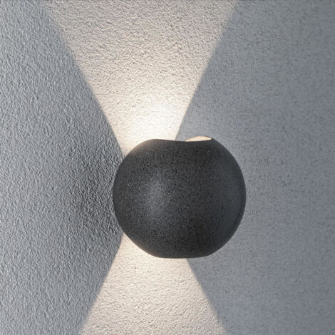 Paulmann Concrea Wandleuchte LED Grau Außen
