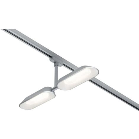 Paulmann Dipper Lampada per sistema su binario URail LED a montaggio fisso 16 W LED (monocolore) Cromo (opaco), Bianco