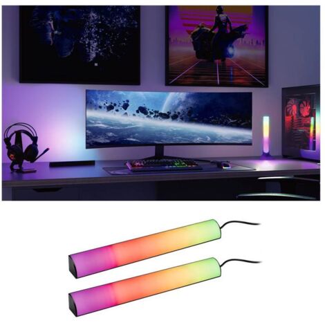 Paulmann Entertain LED Lightbar Dynamic RGB 30,5cm 2er Set dimmbar LED Lightbar