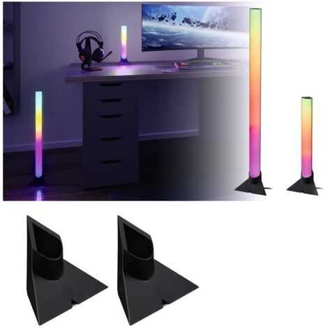 Paulmann Entertain LED Lightbar Standfuß schwarz 2er Set Kunststoff LED Lightbar