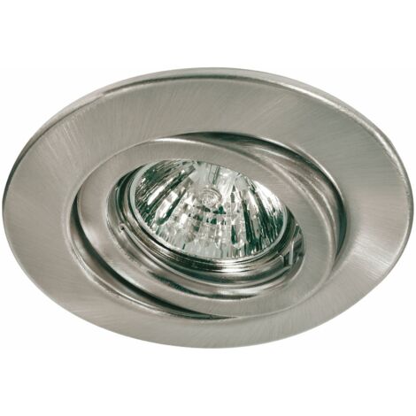 PAULMANN - FARETTI DA INCASSO ORIENTABILI QUALITY SET 6 PZ SPAZZOLATO