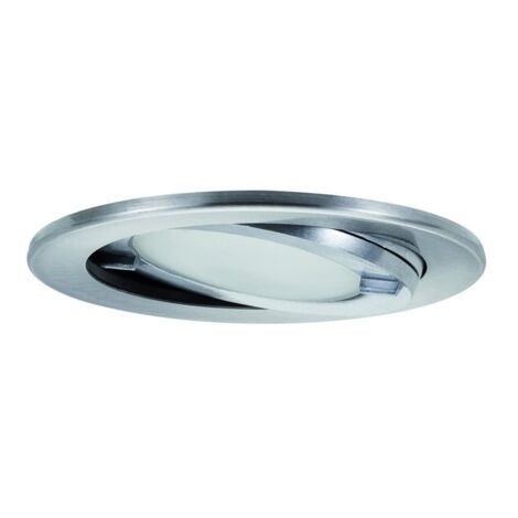 PAULMANN - FARETTO DA INCASSO ORIENTABILE IP 44 ACCIAIO SPAZZOLATO 12W G4