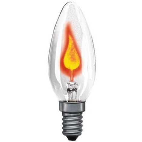 Paulmann Glühlampe  97 mm 230 V E14 3 W Klar Kerzenform  Inhalt 1 St.