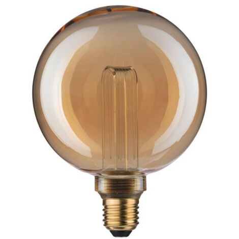 Paulmann Inner Glow Edition LED Globe Arc, 3,5 W, E27, 1800 K Goldlicht, Gold oder Rauchglas