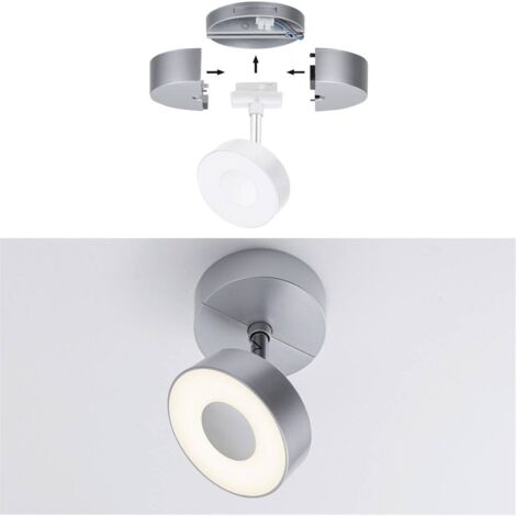 Paulmann Lampada base per sistema URail Cromo