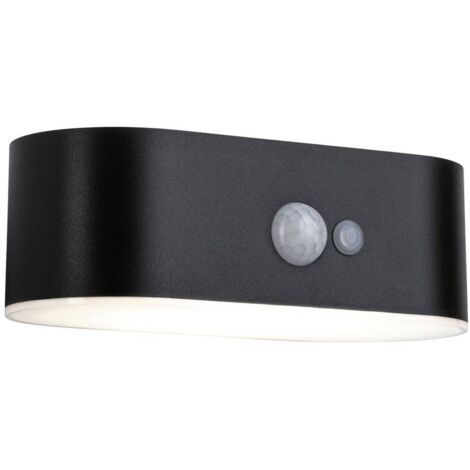 Paulmann Lampada solare da parete Ayda 94571 LED (monocolore) 5.5 W Bianco caldo Nero