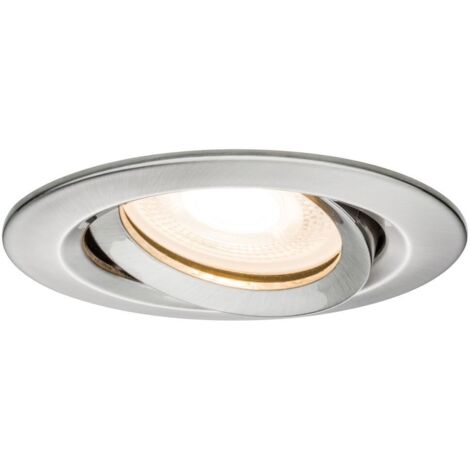 Paulmann LED Außen-Einbauleuchte Nova Plus eisen Ø 9,3 cm schwenkbar GU10 Einbauleuchte