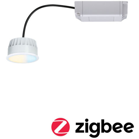 Paulmann LED Coin ZigBee Spot LED encastrable pour salle de bains CEE: G (A - G) LED satin