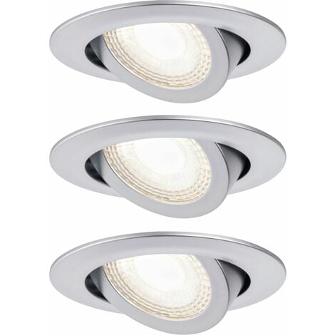 PAULMANN 92985 EBL 3stepdim LED-Einbauleuchte 3er Set 4.8 W Weiß