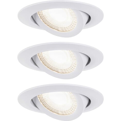 Paulmann LED Einbauleuchte 3er-Set weiß schwenkbar Einbauleuchten
