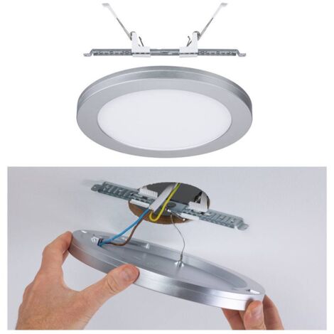Paulmann LED Einbauleuchte Cover-it chrom 22,5 cm 16,5 W LED Einbauleuchte