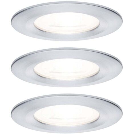 Paulmann LED Einbauleuchte Nova 3x6,5W warmweiß Aluminium Deckenlampen & Kronleuchter