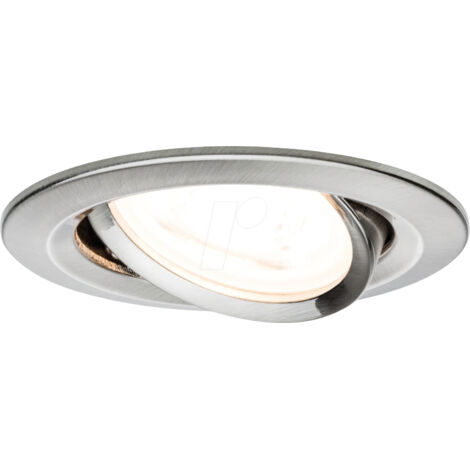 Paulmann LED Einbauleuchte Nova 6,5W warmweiß schwenkbar Eisen Deckenlampen & Kronleuchter