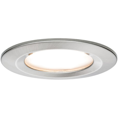 Paulmann LED Einbauleuchte Nova Coin eisen Ø 7,8 cm starr warmweiß Einbauleuchte