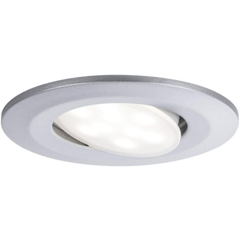 Paulmann LED Einbauleuchte Set Calla chrom matt schwenkbar Ø 9 cm Deckenlampen