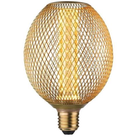 Paulmann LED Leuchtmittel Metallic Glow E27 4,2W messing Leuchtmittel