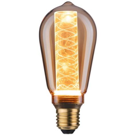 Paulmann LED Leuchtmittel Vintage-Kolben ST64 E27 4 W gold mit Innenkolben Leuchtmittel