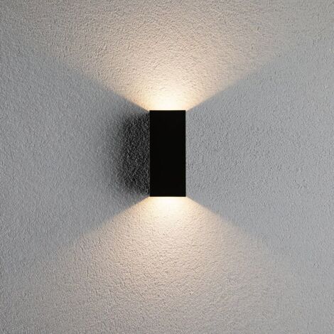 Paulmann LED Outdoor Außenwandleuchte Flame, 2 x 2,8 W, 390 lm, IP44, 3000 W, Warmweiß