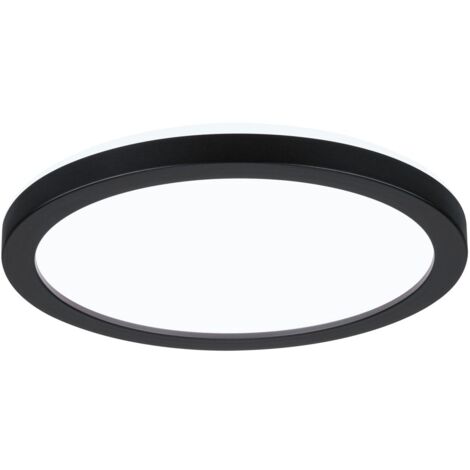 Paulmann LED Panel Atria Shine schwarz Ø 19 cm neutralweiß LED Panel