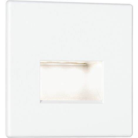Paulmann LED Wand-Einbauleuchte Edge 8 x 8 cm Wand-Einbauleuchte