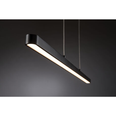 Paulmann Lento 79693 LED-Pendelleuchte LED LED fest eingebaut  37 W Schwarz (glänzend)