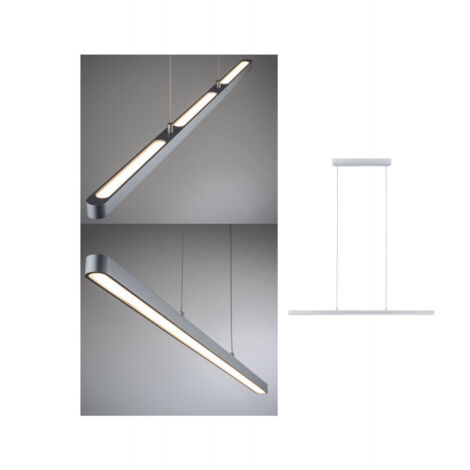 Paulmann Lento Pendell 79900 Luminaire à suspendre LED chrome (mat)