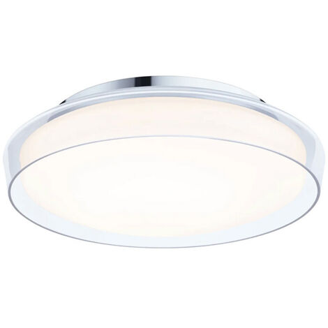 Paulmann Luena plafonnier LED chromé 35 cm 3000K
