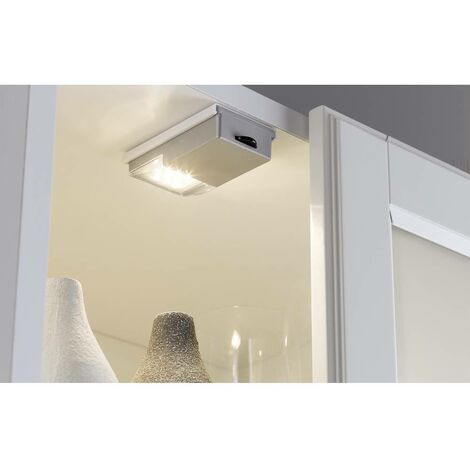 Paulmann – Luminaire LED pour armoire 70498 – Éclairage blanc chaud 2700K – Puissance 0.33W – Montage facile avec rouleau glisseur