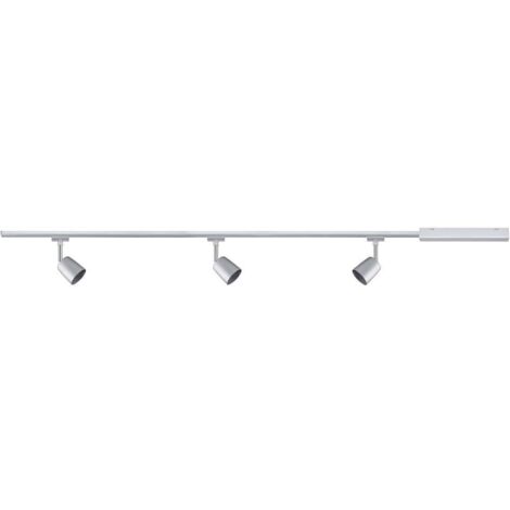 Paulmann Luminaire sur rail haute tension URail GU10 30 W LED chrome, chrome (mat)