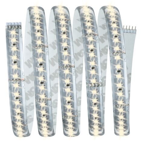 Paulmann MaxLED 1000 70672 Ruban LED (Base) avec connecteur mâle 24 V 1.5 m blanc chaud 1 pc(s)