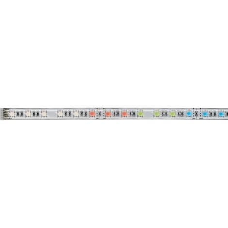 Paulmann MaxLED RGBW 70634 Ruban LED (Extension) avec connecteur mâle 24 V 1 m RVB, blanc chaud 1 pc(s)