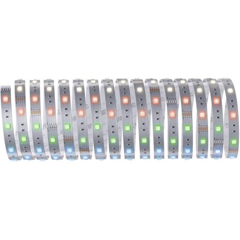 Paulmann MaxLED Stripe RGB 79867 Ruban LED avec connecteur mâle 24 V 5 m blanc chaud 1 pc(s)