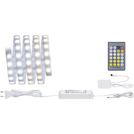Paulmann MaxLED Tunable White 70623 Kit base striscia LED con spina 24 V 1.5 m Bianco caldo, Bianco neutro, Bianco luce