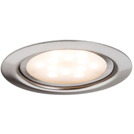 Paulmann Micro Line Set 3 Spots Edelstahl gebürstet LED