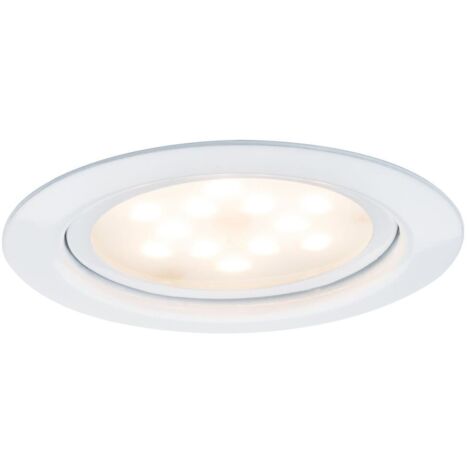 Paulmann Möbeleinbauleuchten-Set Micro Line LED Weiß, 3er Set"-"006321