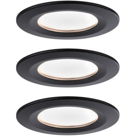 Paulmann Nova Einbau-LED-Spot schwarz 78 cm