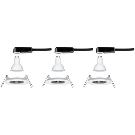 Paulmann Nova Kit 3 Einbauspots Weiß Matt 68 mm
