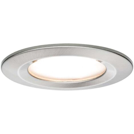 Paulmann Nova Lampada da incasso per bagno LED (monocolore) LED 6 W IP44 Ferro (spazzolato)