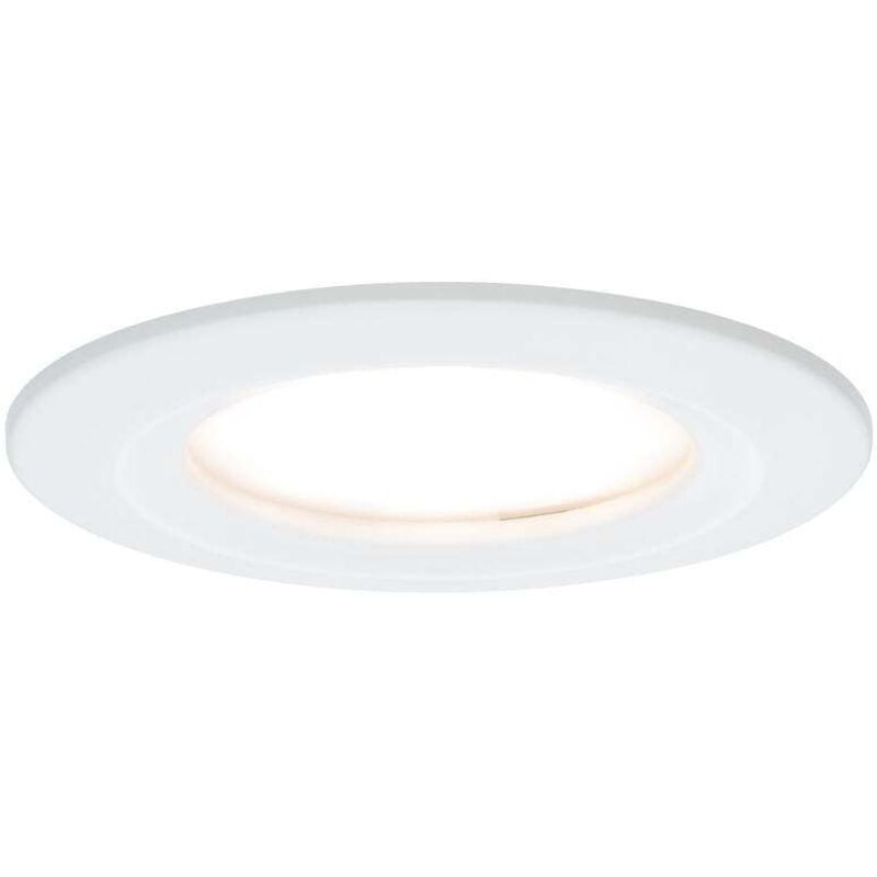 Nova Spot encastrable pour salle de bains led led 18 w IP44 blanc mat - Paulmann